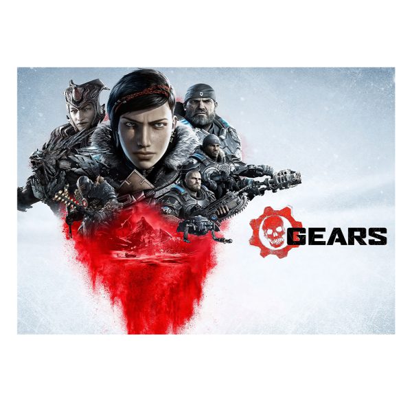 پستر گلاسه طرح بازی  Gears of War کد 003