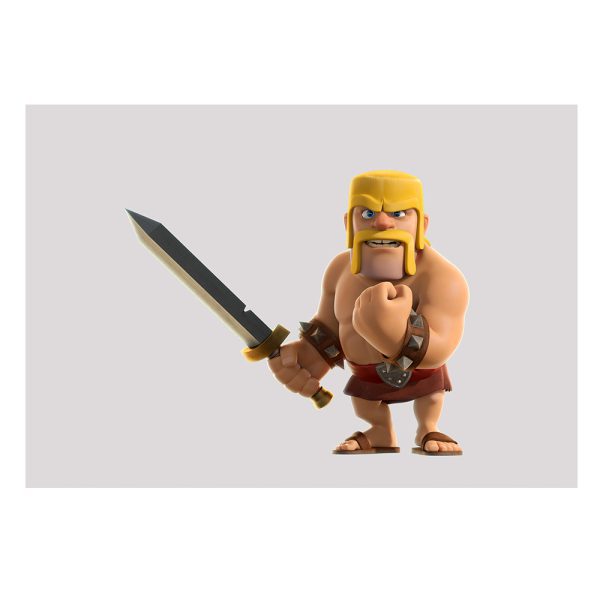 پستر گلاسه طرح بازی Clash of Clans کد 001