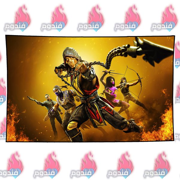 بکدراپ طرح بازی Mortal Kombat کد 001