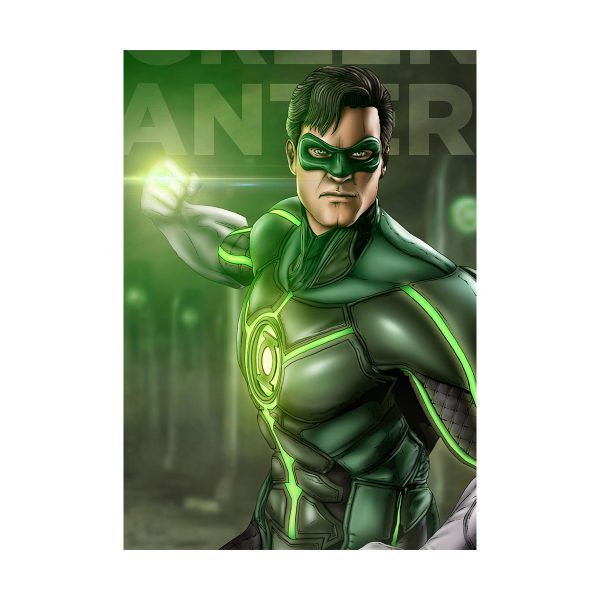 پستر گلاسه طرح فیلم Green Lantern