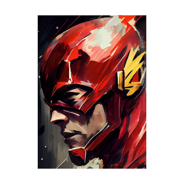 پستر گلاسه طرح فیلم The Flash