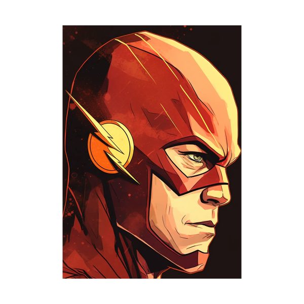 پستر گلاسه طرح فیلم The Flash