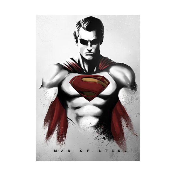 پستر گلاسه طرح فیلم superman