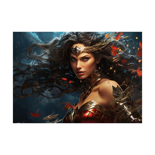 پستر گلاسه طرح فیلم wonder woman