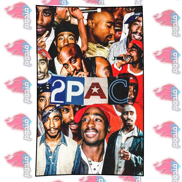 بکدراپ طرح Tupac Shakur