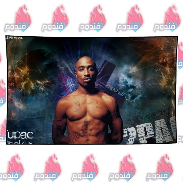 بکدراپ طرح Tupac Shakur