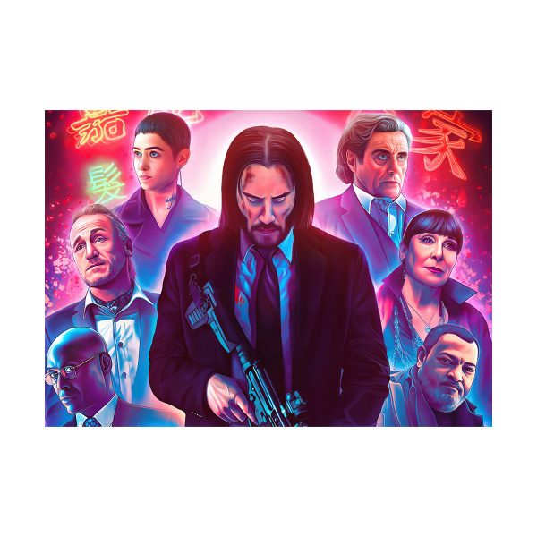 قاب MDF فیلم John Wick