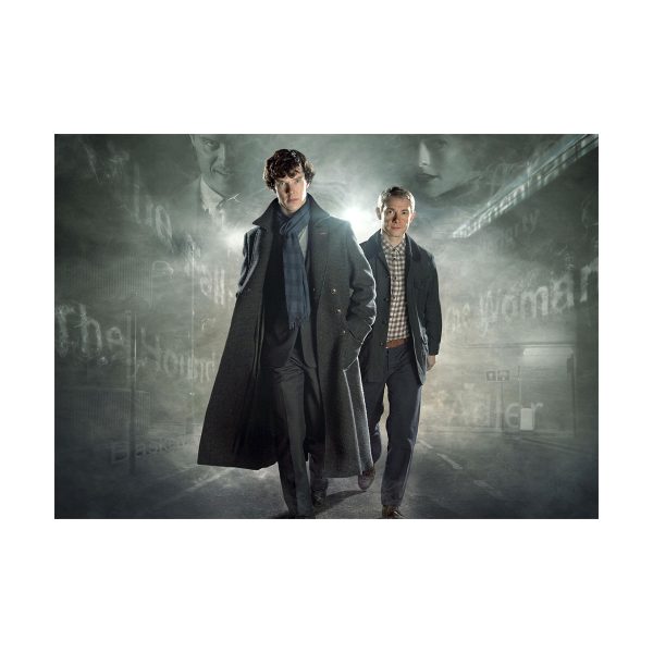 پستر گلاسه طرح فیلم Sherlock