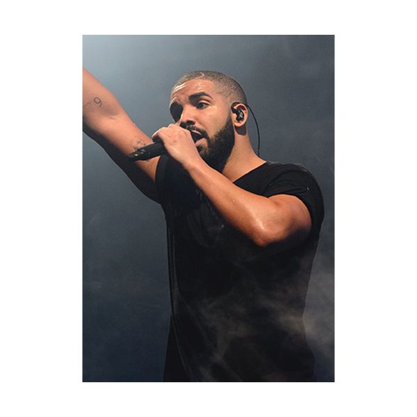 پستر گلاسه طرح Drake