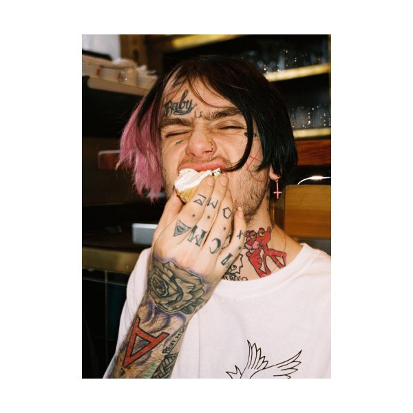 پستر گلاسه طرح Lil Peep