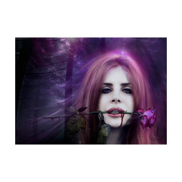 پستر گلاسه طرح Lana Del Rey