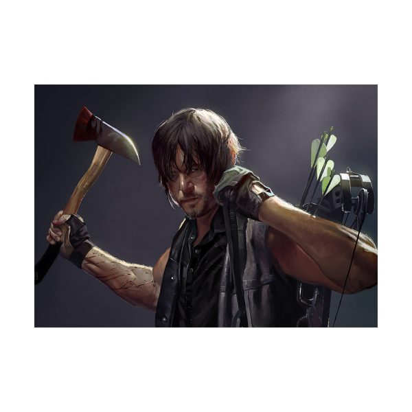 پستر گلاسه طرح فیلم The Walking Dead