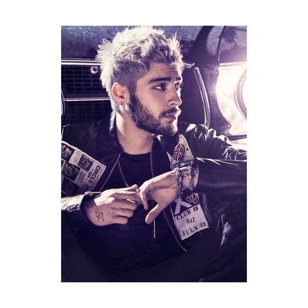 پستر گلاسه طرح Zayn