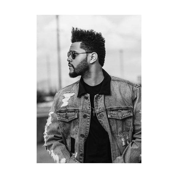 پستر گلاسه طرح The Weeknd