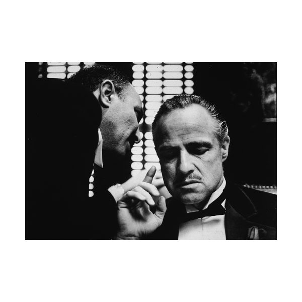 پستر گلاسه طرح فیلم The Godfather