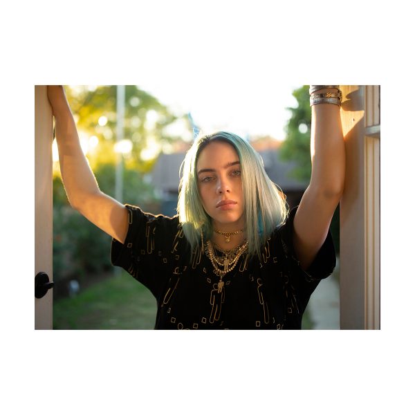 پستر گلاسه طرح Billie Eilish