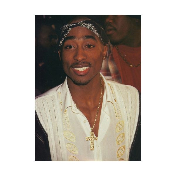 پستر گلاسه طرح Tupac Shakur