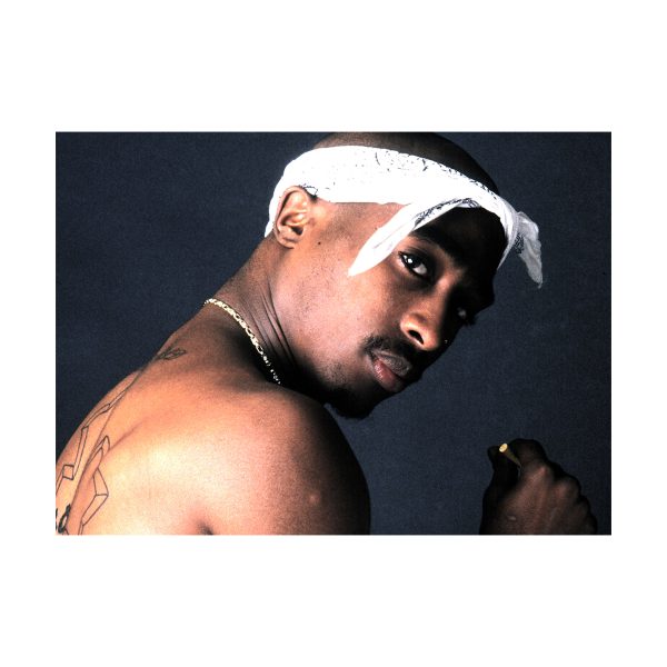 پستر گلاسه طرح Tupac Shakur