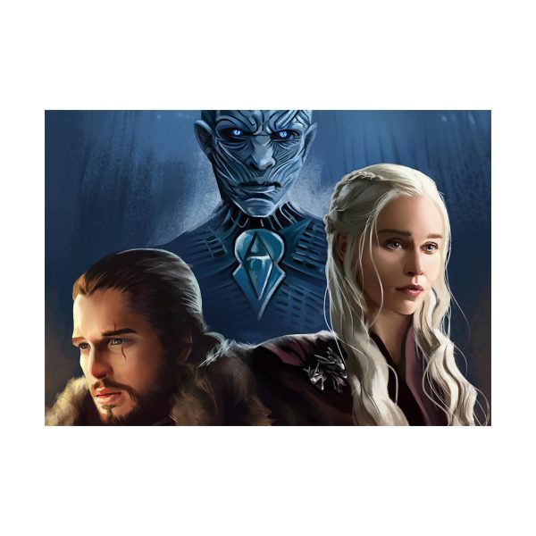 پستر گلاسه طرح فیلم Game of Thrones