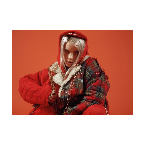 پستر گلاسه طرح Billie Eilish