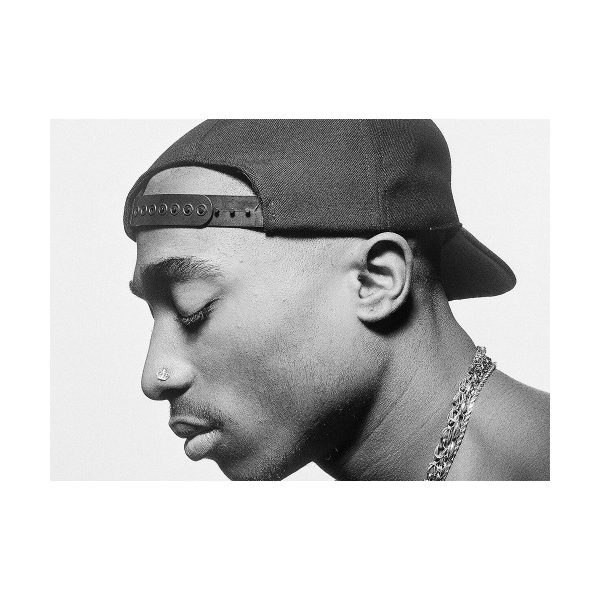 پستر گلاسه طرح Tupac Shakur