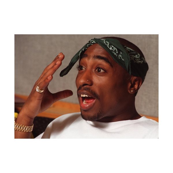 پستر گلاسه طرح Tupac Shakur