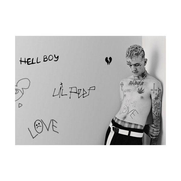 پستر گلاسه طرح Lil Peep