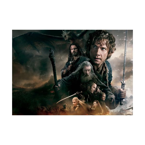 پستر گلاسه طرح فیلم The Lord of the Rings