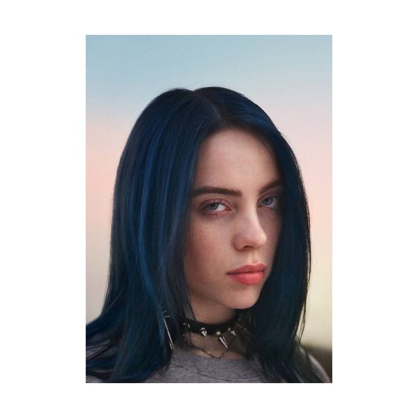 پستر گلاسه طرح Billie Eilish