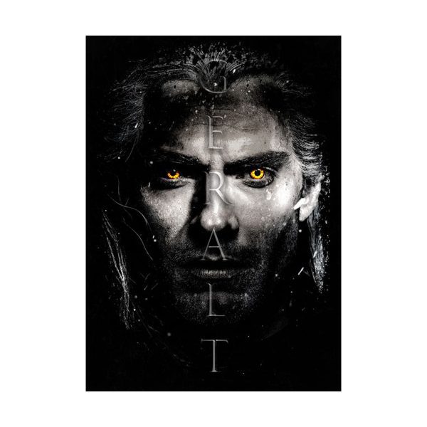 پستر گلاسه طرح فیلم  the witcher