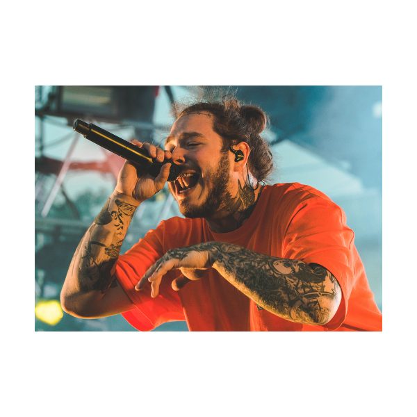 پستر گلاسه طرح Post Malone