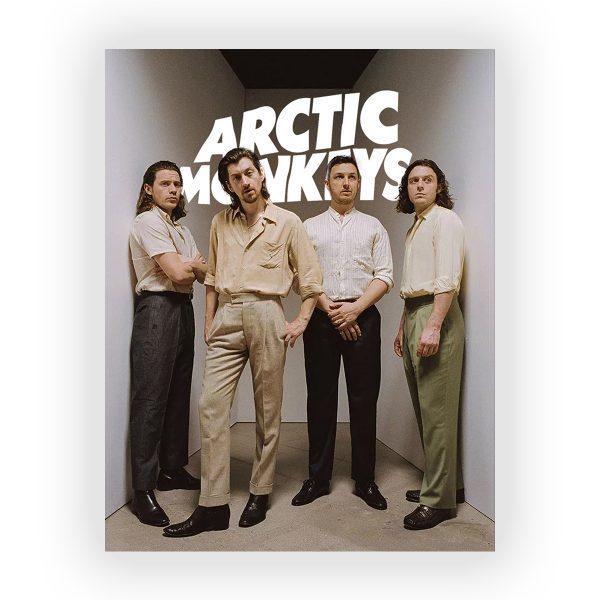 پوستر گلاسه طرح ARCTIC MONKEYS کد05