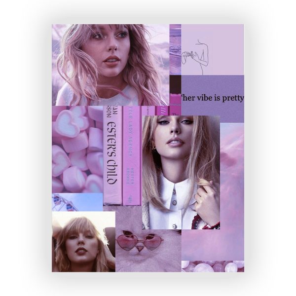 پوستر گلاسه طرح TAYLOR SWIFT کد04