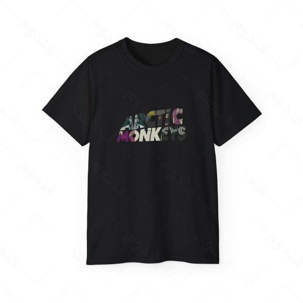 تیشرت مشکی طرح ARCTIC MONKEYS کد03