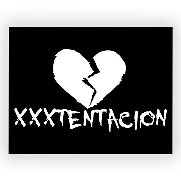 پوستر گلاسه طرح XXXTENTACION کد01