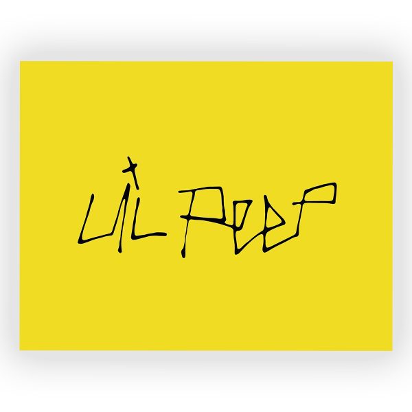 پوستر گلاسه طرح LIL PEEP کد02