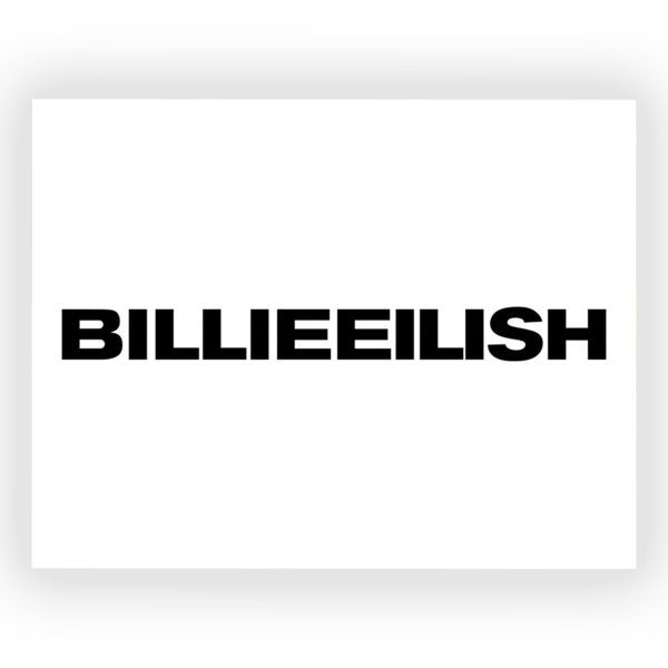 پوستر گلاسه طرح BILLIE EILISH کد03