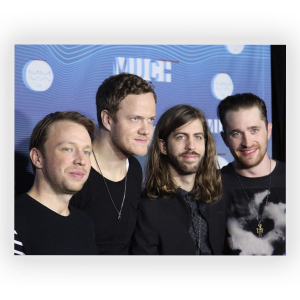 پوستر گلاسه طرح IMAGINE DRAGONS کد01