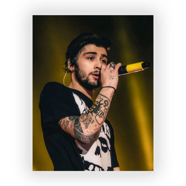 پوستر گلاسه طرح ZAYN کد04