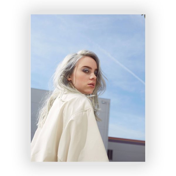 پوستر گلاسه طرح BILLIE EILISH کد04