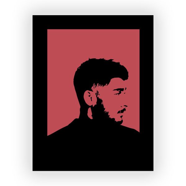 پوستر گلاسه طرح ZAYN کد08