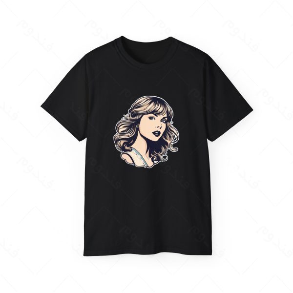 تیشرت مشکی طرح TAYLOR SWIFT کد04