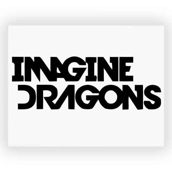 پوستر گلاسه طرح IMAGINE DRAGONS کد06