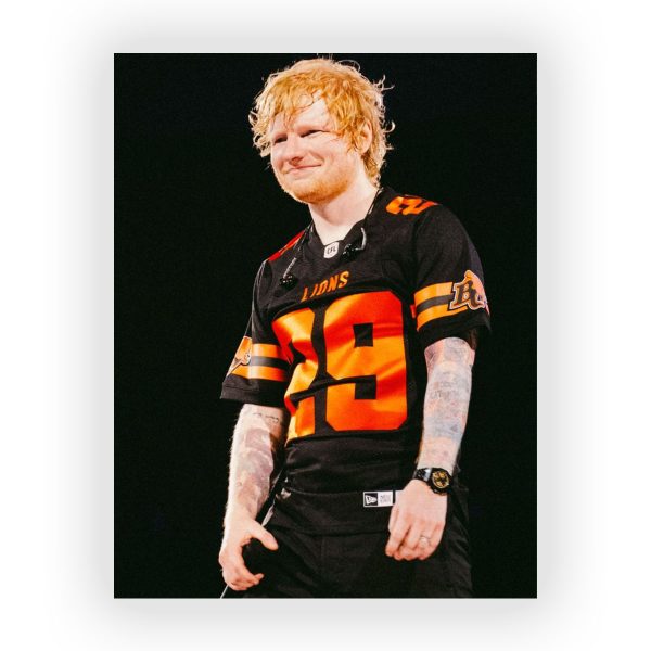 پوستر گلاسه طرح ED SHEERAN کد09