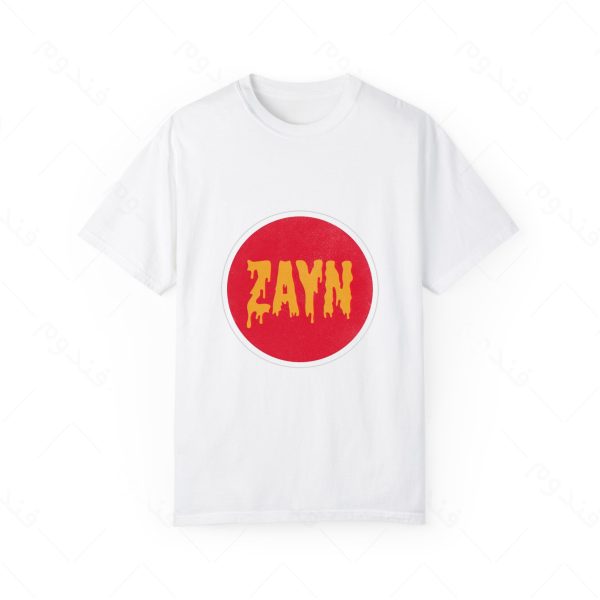 تیشرت سفید و ملانژ ZAYN کد02