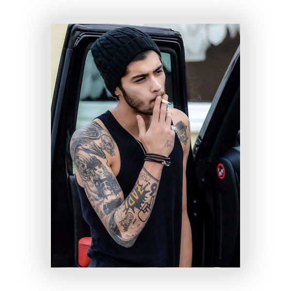 پوستر گلاسه طرح ZAYN کد11