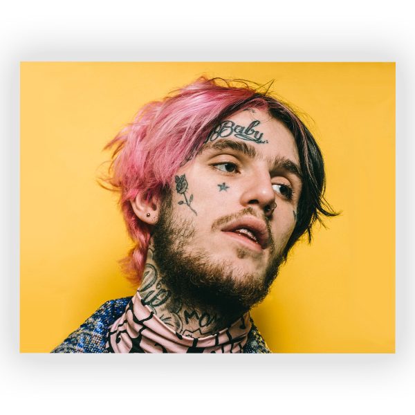 پوستر گلاسه طرح LIL PEEP کد11