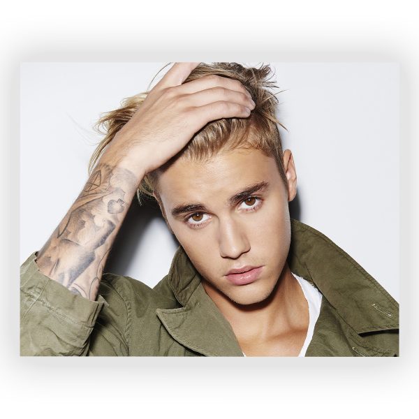 پوستر گلاسه طرح JUSTIN BIEBER کد07