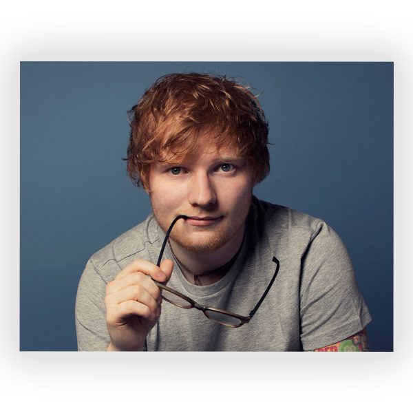 پوستر گلاسه طرح ED SHEERAN کد13