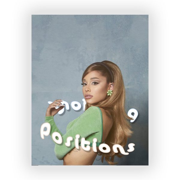 پوستر گلاسه طرح ARIANA GRANDE کد08